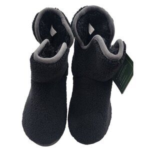 Wishcotton Ankle Boot Slippers Sherpa Lined  Womens Size 8